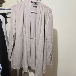 Light purple/gray Open Front Cardigan